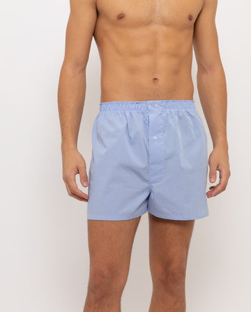 Light Blue Boxer 100% Cotton